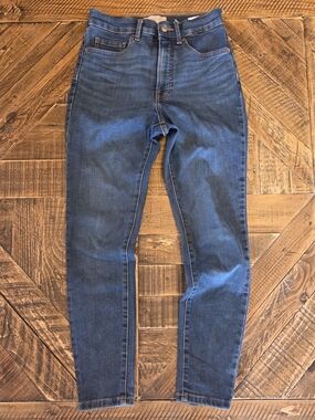 Everlane Dark Wash Ankle Jeans Stretch Size 26